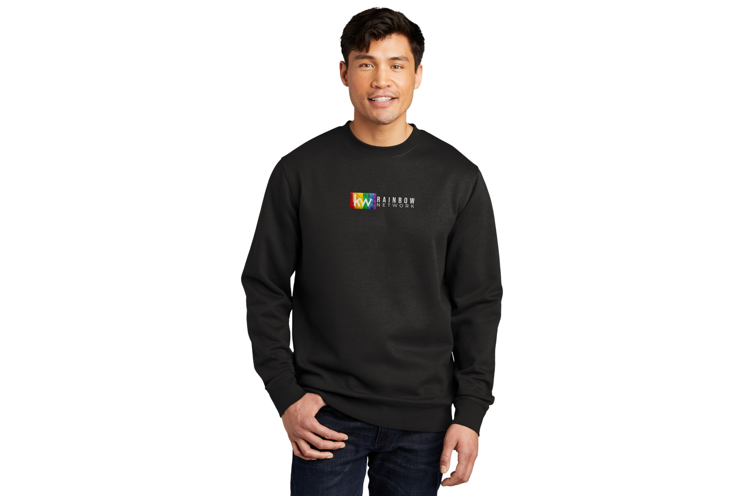 KW Rainbow Network | Crew Neck Sweatshirt (embroidered) - Image 3
