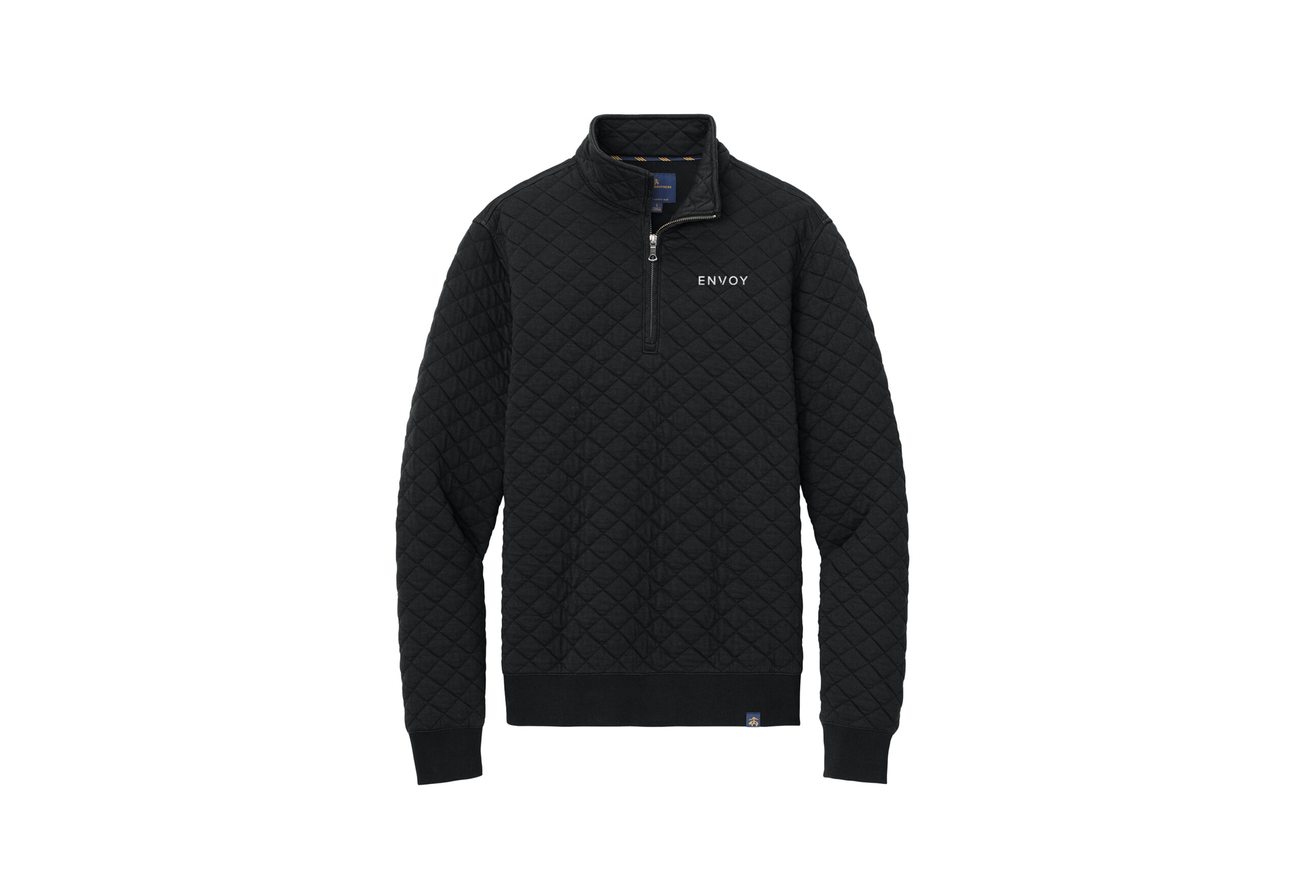 ENVOY | Brooks Brothers® Diamond Quilt 1/4-Zip - Image 2